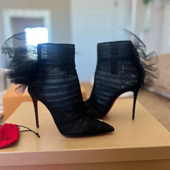 New! Christian Louboutin Libelli Booty 100 - Picture 1 of 15